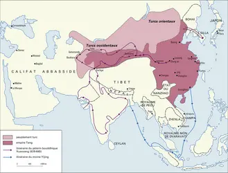 Chine, Empire des Tang - crédits : Encyclopædia Universalis France