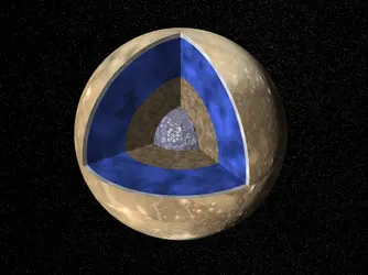 Ganymède : structure interne - crédits : Courtesy NASA / Jet Propulsion Laboratory