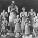 Statuettes d'Eshnunna (env. 2775-2650 av.  J.-C.) - crédits : Courtesy of the Oriental Institute, the University of Chicago