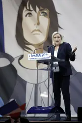 Marine Le Pen, 1<sup>er</sup> mai 2016 - crédits : Chesnot/ Getty Images