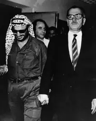 Accord jordano-palestinien - crédits : Keystone/ Hulton Archive/ Getty Images