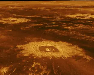 Vénus : Lavinia Planitia - crédits : Courtesy NASA / Jet Propulsion Laboratory