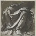 <em>Draperie pour une figure assise</em>, Léonard de Vinci - crédits : Michel Urtado/ Musée du Louvre/ RMN-Grand Palais