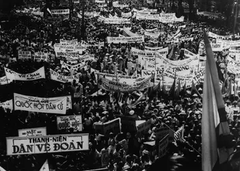 Proclamation de la république du Vietnam - crédits : Keystone/ Hulton Archive/ Getty Images