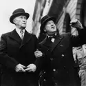 André François-Poncet et Konrad Adenauer, 1951 - crédits : Keystone/ Hulton Archive/ Getty Images