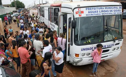 Vaccination contre la fièvre jaune, Brésil - crédits : Joedson Alvarez/ AFP