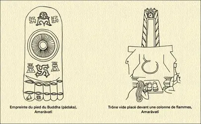 Symboles du Buddha (1) - crédits : Encyclopædia Universalis France