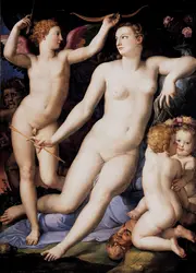 Vénus, l'Amour et la Jalousie, Bronzino - crédits : Szépmüvészeti Múzeum, Budapest