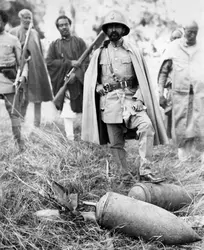 Hailé Sélassié lors de l'invasion de l'Éthiopie - crédits : Hulton Archive/ Getty Images