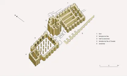 Citadelle de Tépé Nush-i jan - crédits : Encyclopædia Universalis France