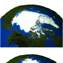La Banquise dans la zone arctique - crédits : NASA