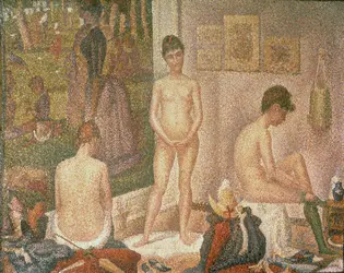 <it>Les Poseuses</it>, G. Seurat - crédits : AKG-images