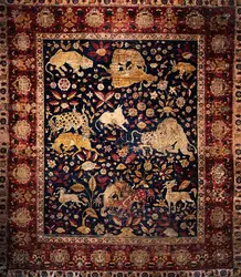 Tapis de Kashan (Perse centrale) - crédits :  Bridgeman Images 