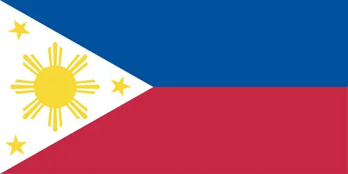 Philippines : drapeau - crédits : Encyclopædia Universalis France