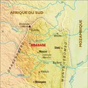 Eswatini : carte physique - crédits : Encyclopædia Universalis France