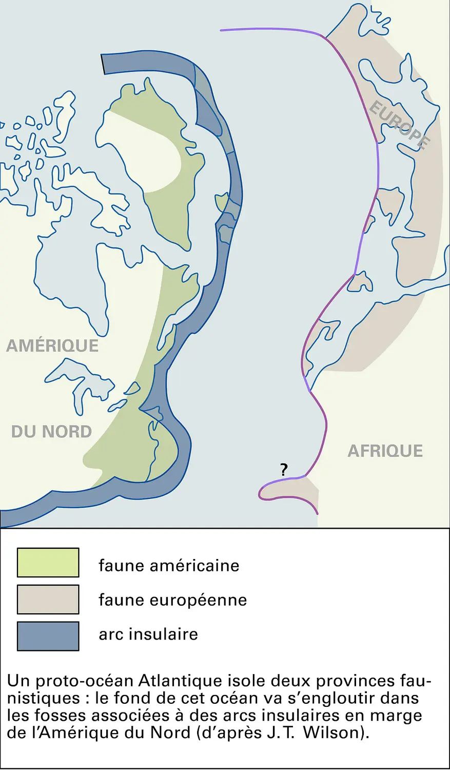 Région nord-atlantique au Paléozoïque inférieur
