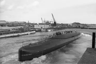 <em>Le Redoutable</em>, sous-marin nucléaire - crédits : AFP