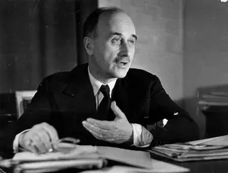 Jean Monnet, 1947 - crédits : Bert Hardy/ Getty Images