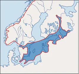 Baltique : le lac proglaciaire - crédits : Encyclopædia Universalis France