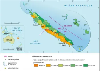 Référendum de 2018 en Nouvelle-Calédonie - crédits : Encyclopædia Universalis France