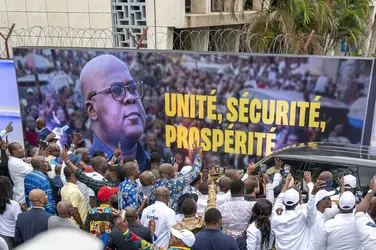 Réélection de Félix Tshisekedi en RDC, 2023 - crédits : Arsene Mpiana/ AFP