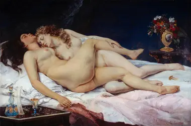 <it>Le Sommeil</it>, G. Courbet - crédits : Leemage/ Corbis/ Getty Images