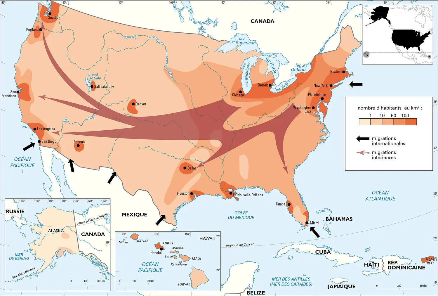 États-Unis: population