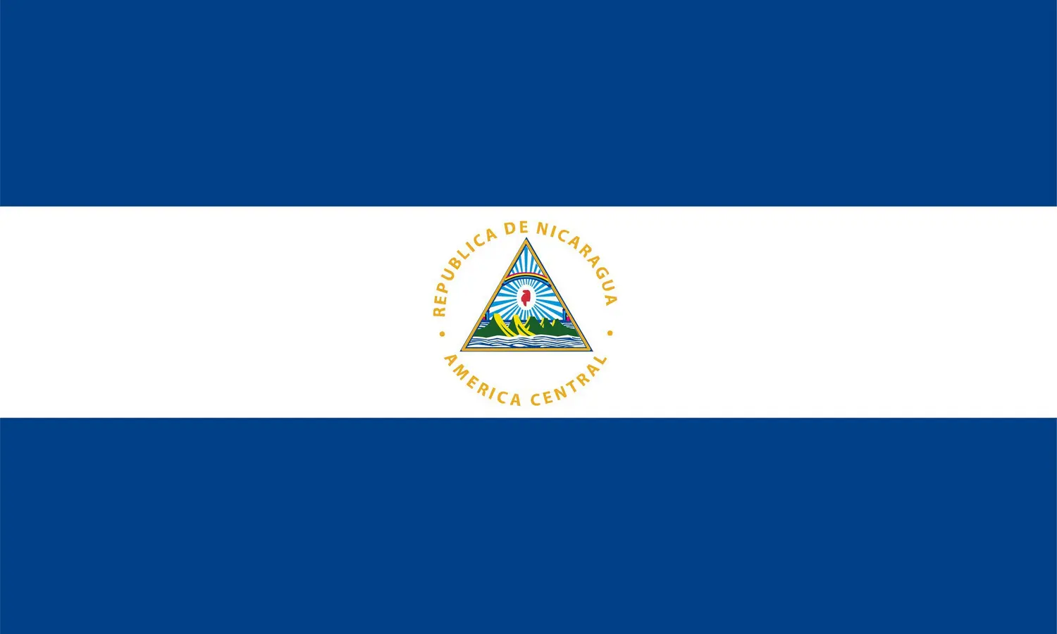 Nicaragua : drapeau