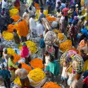 Marché aux fleurs de Calcutta, Inde - crédits : Peter Adams/ The Image Bank/ Getty Images