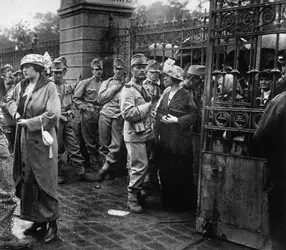 Mobilisation des troupes en Autriche - crédits : Hulton Archive/ Getty Images