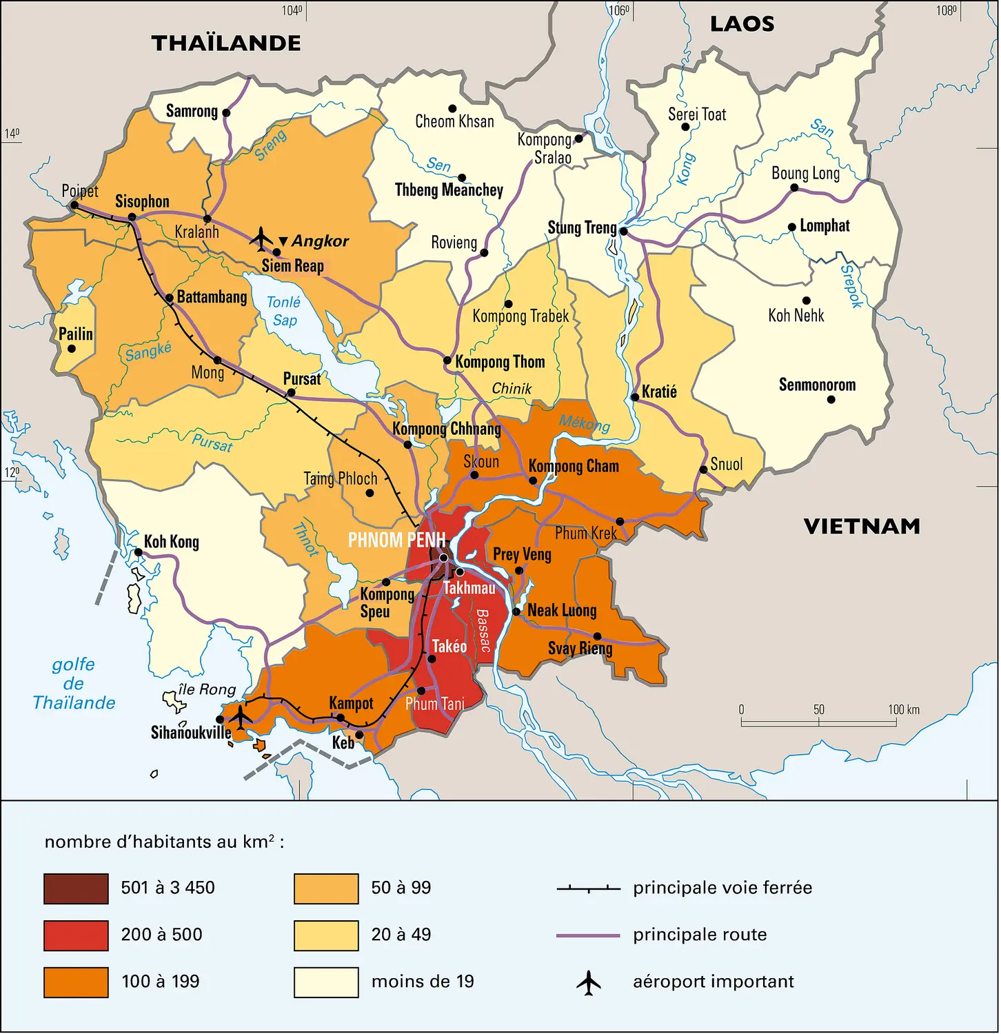 Cambodge : population