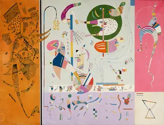 Parties diverses, W. Kandinsky - crédits : Städtische Galerie im Lenbachhaus, Munich, Allemagne