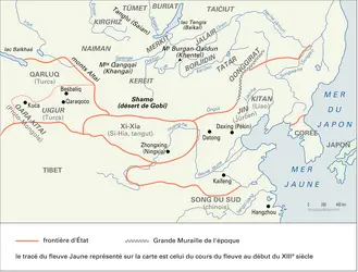 Asie orientale, XII<sup>e</sup> s. - crédits : Encyclopædia Universalis France