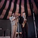 Miles Davis et Sonny Rollins - crédits : Bob Parent/ Hulton Archive/ Getty Images