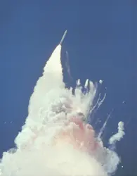 Explosion de la navette spatiale <em>Challenger</em> - crédits : NASA