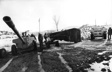 La force d'interposition de l'O.N.U. en Bosnie-Herzégovine - crédits : Kevin Weaver/ Getty Images