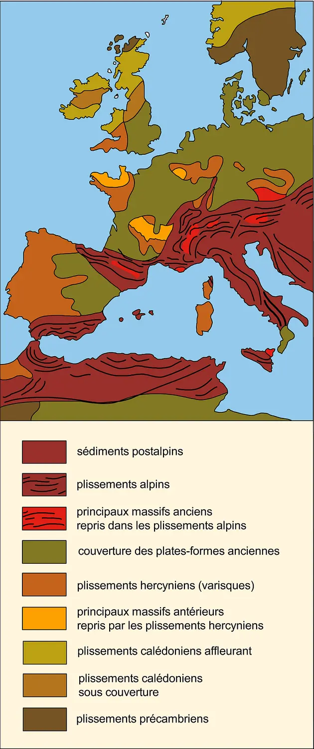 Contexte structural de la France