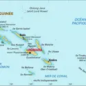 Salomon (îles) : carte physique - crédits : Encyclopædia Universalis France