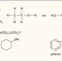 Chimie : formules structurales - crédits : Encyclopædia Universalis France