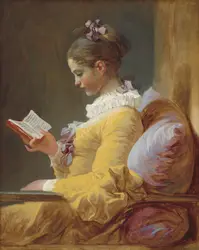 La Liseuse, J. H. Fragonard - crédits : courtesy National Galery of Art, Washington