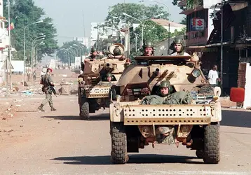Intervention militaire française en Centrafrique - crédits : Christophe Simon/ AFP