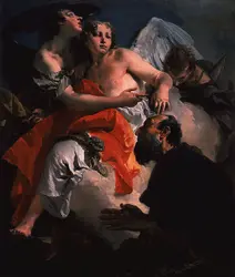 <it>Abraham et les trois anges</it>, Giambattista Tiepolo - crédits :  Bridgeman Images 