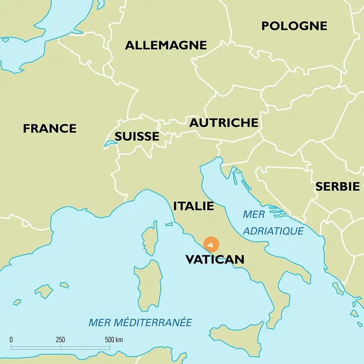 Vatican : carte de situation