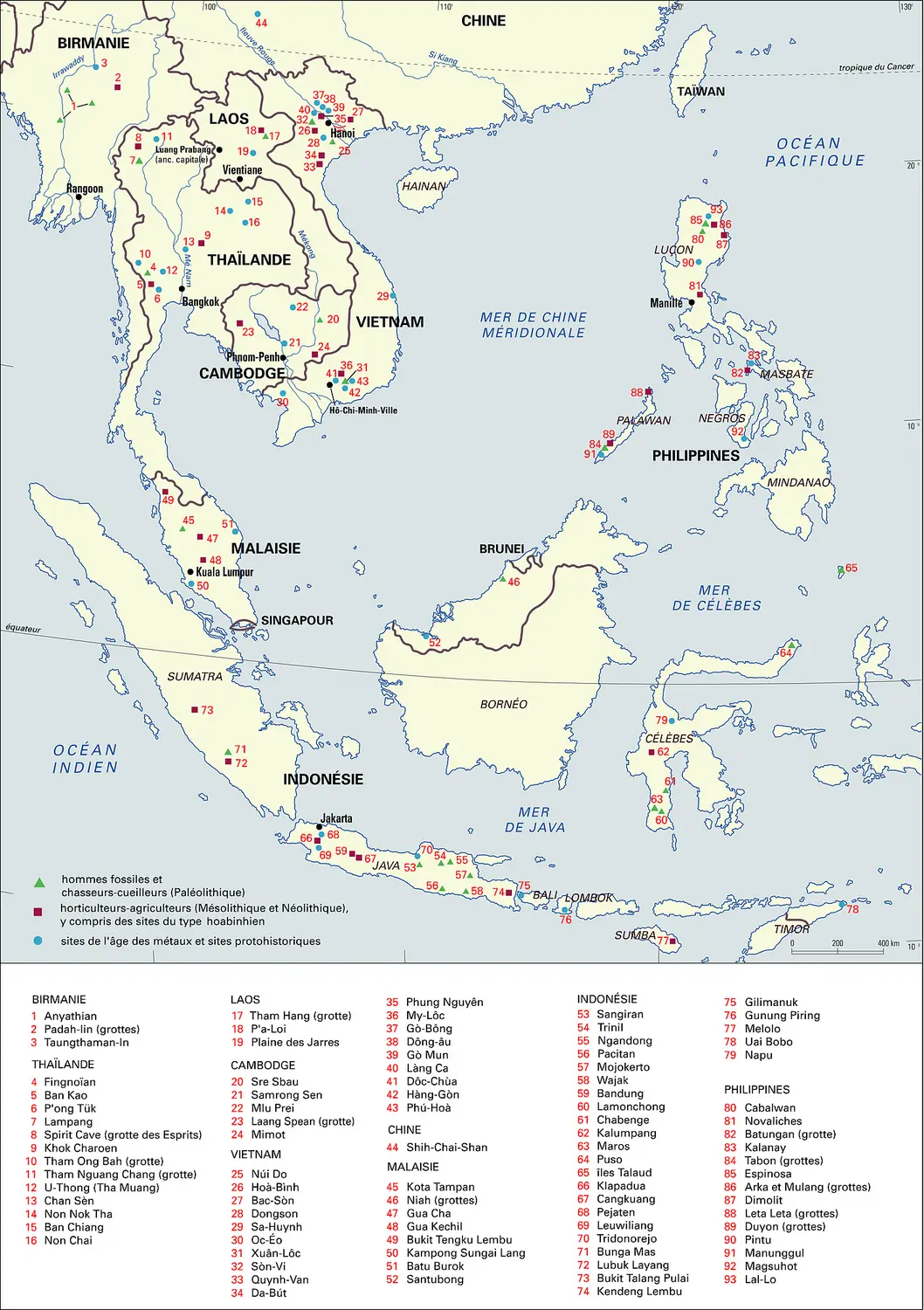 Asie du Sud-Est : préhistoire et protohistoire
