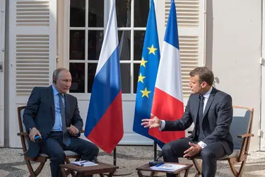 Rapprochement franco-russe, 2019 - crédits : Jacques Witt/ SIPA