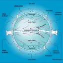 Circulation générale de l’atmosphère terrestre - crédits : Encyclopædia Universalis France