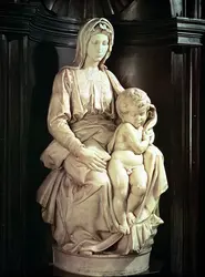 <it>Vierge à l'Enfant</it>, Michel-Ange - crédits :  Bridgeman Images 