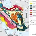 Iran : schéma structural - crédits : Encyclopædia Universalis France