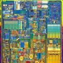 Microprocesseur : le Pentium. 4 - crédits : Intel .