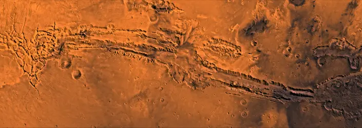 Valles Marineris - crédits : Courtesy NASA / Jet Propulsion Laboratory